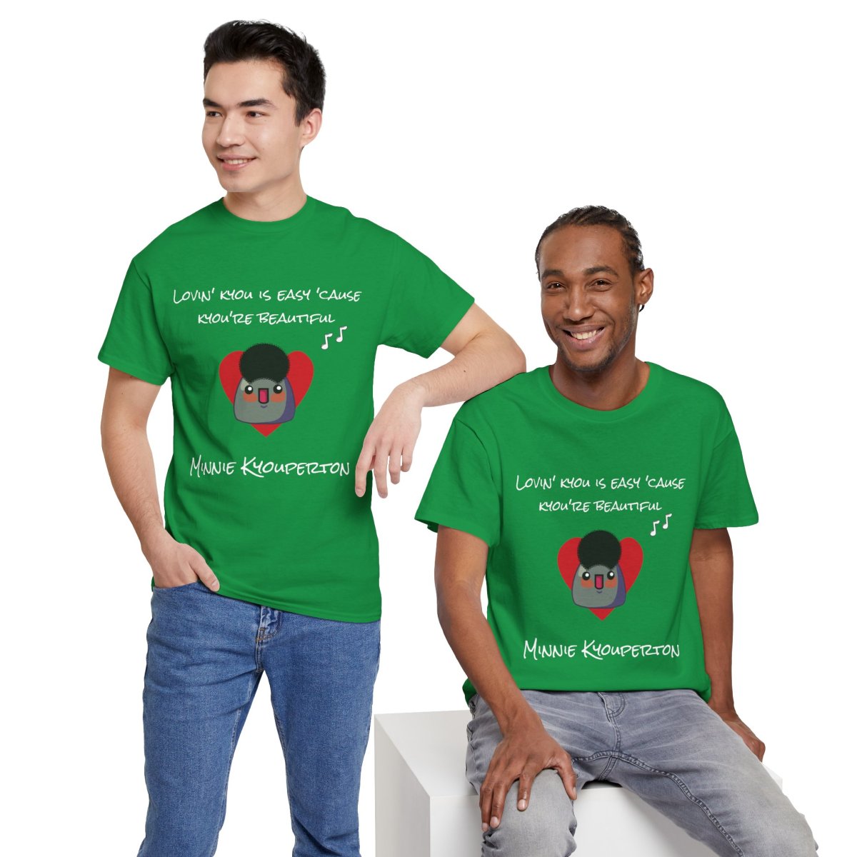 đ” T-shirt « Lovin’ Kyou â Is Easy âCause Kyouâre Beautiful » â Un hymne Ă lâamour en coton ultra-doux ! â Image 7