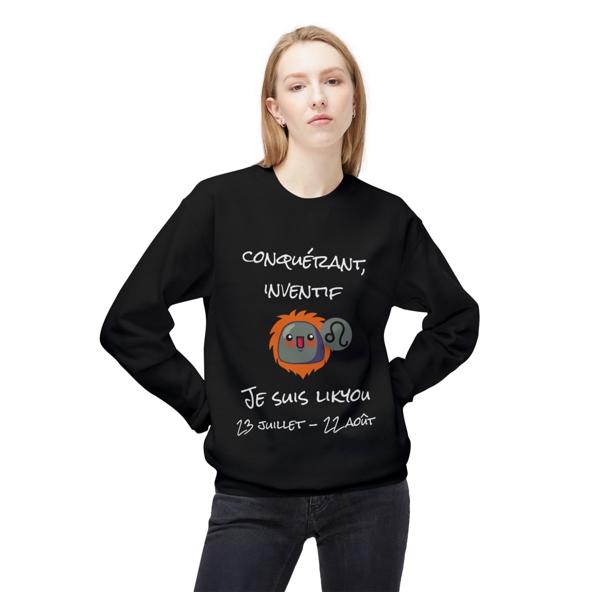 ♌ Sweatshirt Lion – Chaleur & Charisme Royal ! – Image 2