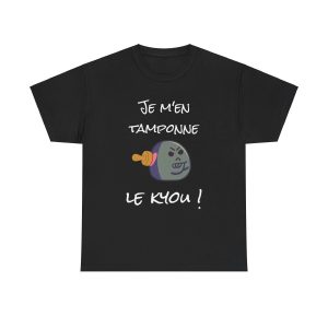 T-shirt « Je m’en tamponne le kyou ! » – L’attitude ultime du lâcher-prise !