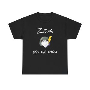 ⚡ T-shirt « Zeus est un kyou » – Quand la mythologie devient légendaire !