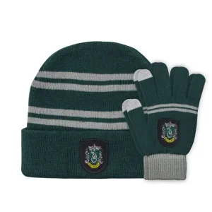 Set Enfant Gants Tactiles & Bonnet – Serpentard Harry Potter