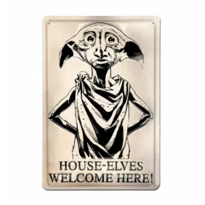Plaque métallique 3D Dobby Harry Potter
