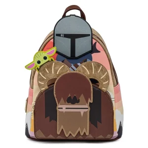 Sac à dos Loungefly Star Wars Mandalorian Bantha Ride 26cm