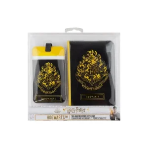 Pack Etui Passeport et étiquette bagage Poudlard Harry Potter
